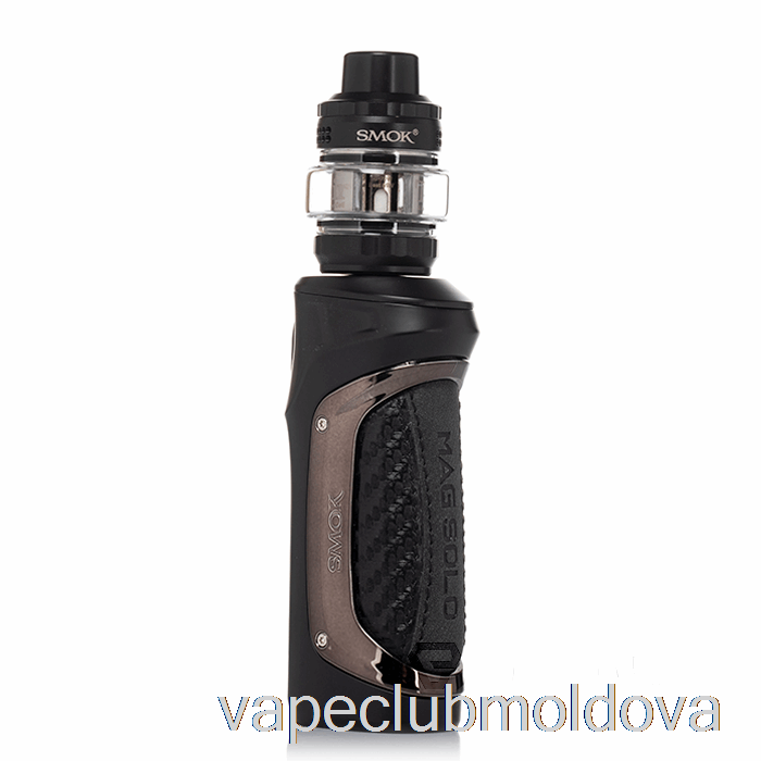 Kit Vape Pod Smok Mag Solo 100w Kit De Pornire Fibră De Carbon îmbinare Piele